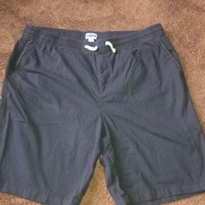 Charcoal Gray Drawstring Shorts